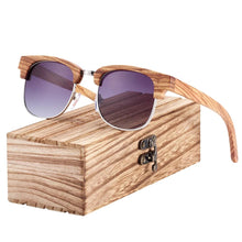 BARCUR Wood Gradient glass Women's Sunglasses Wooden Box free UV400 Protection Polarized oculos de sol feminino
