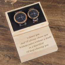 Wood Watch Men's & Women's Quartz. Week/Date
