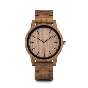 DODO DEER Men Wood Watches Walnut Ultra Clock Man Classic Quartz Male Simple Wooden Wristwatches Christmas Custom Accept Logo