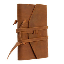 Classic Notebook Antique Diary Journal With Handmade Binding Rope For Gift Hand Strapped Notebook (Brown)