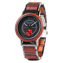 BOBO BIRD Wooden Couple Watch Fashion Men Quartz Wristwatch Ladies Timepieces Engraved Watches Customized Christmas Gift Box
