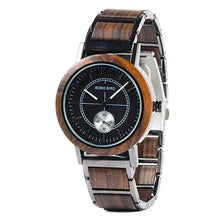 BOBO BIRD Wooden Couple Watch Fashion Men Quartz Wristwatch Ladies Timepieces Engraved Watches Customized Christmas Gift Box