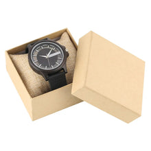 Transparent Hollow Dial Coffee/Brown/Black Wood Watches Quartz Timepiece Genuine Leather Watchband Creative Men's Watch New 2019