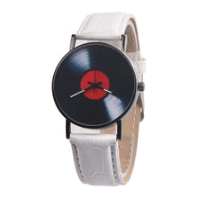 Quartz Wristwatches Vinyl Records Wrist Watch 2022 Analog Unisex Wristwatch Reloj Leather Strap Clock Fashion Relogio Masculino