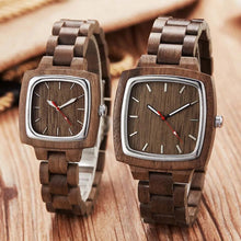 Couple Wooden Watch Male Bracelet Wrist Watches Natural Real Walnut Wood Dial Quartz Wristwatch reloj de mujer de mader Clock