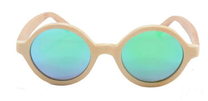 Natural Bamboo Wooden Sunglasses Handmade Polarized Mirror Coating Lenses Round glasses for men women sunglasses 2021 trending