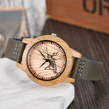 Black Vintage Imitation Wood Watch Men Women Wristwatch Imitate Wooden Watches Acrylic Case Lover Wrist Clock Skull Reloj Uhr