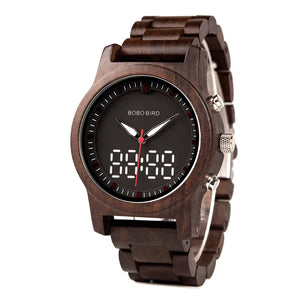 BOBOBIRD New Handmade Wooden Wacthes Man Quartz Wristwatch Top Luxury Brand Japanese Movement Watches For Man Customize LOGO
