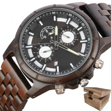 Wood Wrist Watch for Men Luminous Multifunction Fashion Wooden  Quartz Wristwatches Wood Watch Men Quartz Wooden Wrist Watches