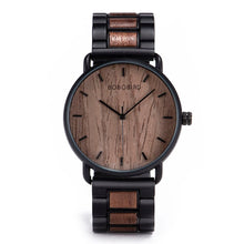 BOBOBIRD Man Watch Quartz Men's Watch For Men Wooden Wrist Male Watches reloj hombre Wristwatch Timepieces Personalize Gift