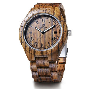 Hot Seller Wood Watch UWOOD Sandal Wood Fashion Men Students Retro Bangle Wood Bracelet Wristwatches For Men Relogio Masculino