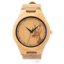 reloj hombre BOBO BIRD Bamboo Watch Men Women Wooden Timepieces Real Leather Band Quartz Watch Best Gifts Items Accept Engraving