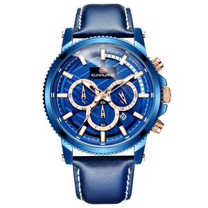 Natural Wooden Watch Men Military Sport Multi-function Chronograph Personalized Custom Casual Wood Quartz Men's Watch relogio