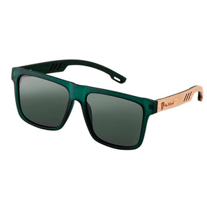 HU WOOD Square Luxury Wooden Sunglasses Men Classic Brand Design UV400 Fashion Polorized High Quality Vintage Camping SunGlasses