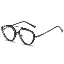 Steampunk Sunglasses New Retro Men Ladies Metal Hollow Frame Fashion Glasses Brand Designer High Quality Sunglasses UV400